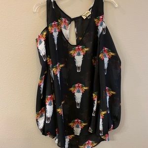 Show Me your Mumu cold shoulder top